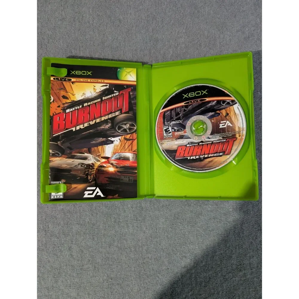 Burnout Revenge Xbox Original 2005 - Complete CIB - Battle Racing Game EA